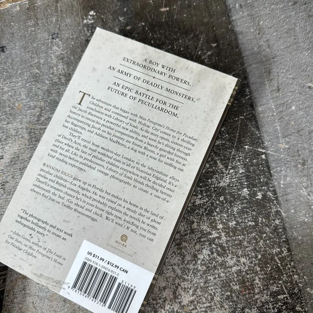 Miss Peregrine’s Home‎ for Peculiar Children set of 3 Lg Format SC Books